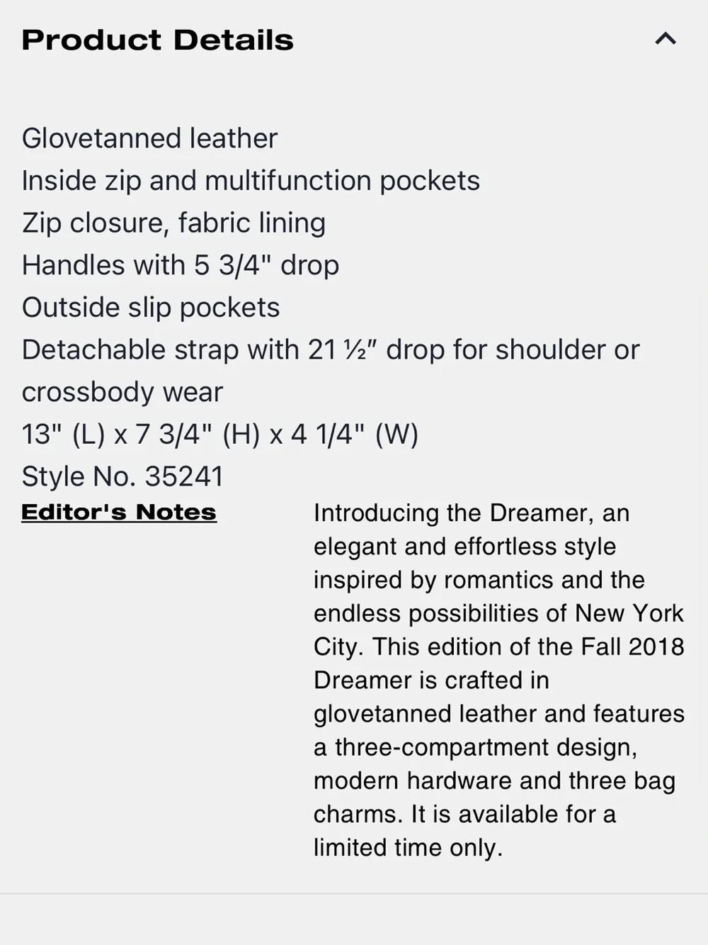 Coach Dreamer leather bag